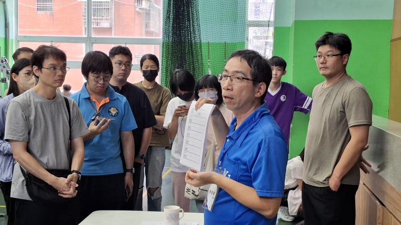 培訓統籌余俊樑主任為師生規劃歷時3個多月的培訓,期勉新北市代表隊師生爭取更高榮譽!