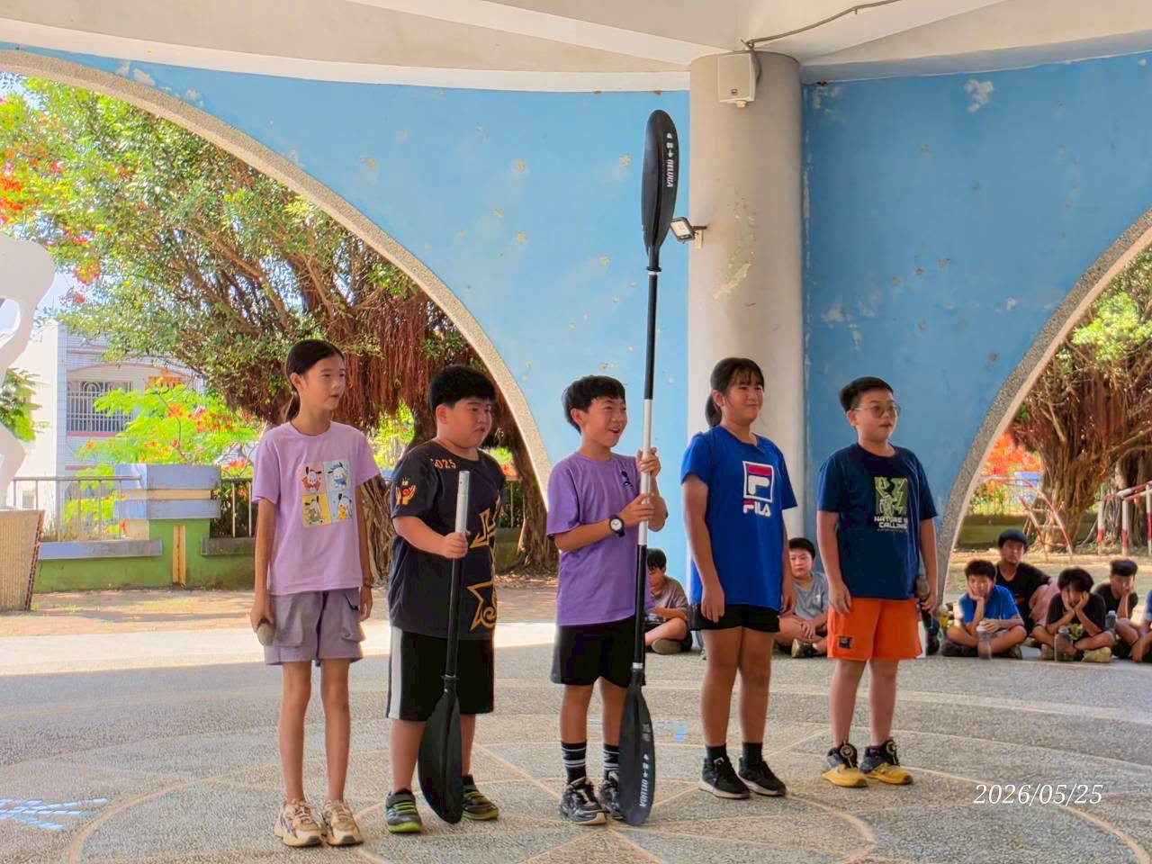 琉球國小五年級學生海洋防災體驗教學展演